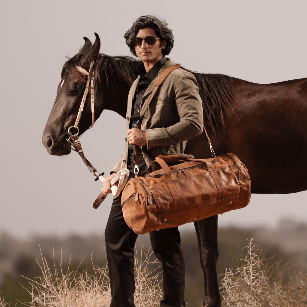 Havynhide Rishikesh Leather Duffle Bag by Havynhide — view 2 of 7