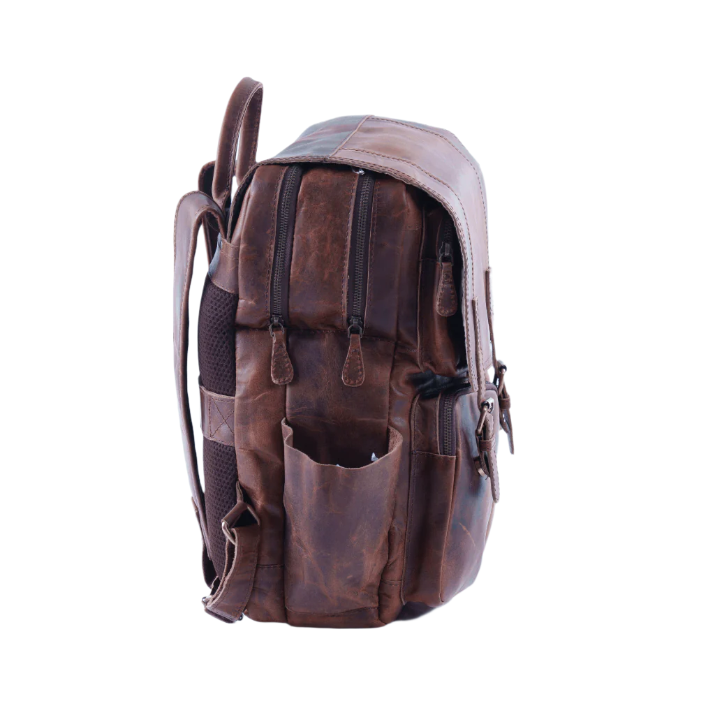 Tendulkar leather backpack by Havynhide — view 4 of 8
