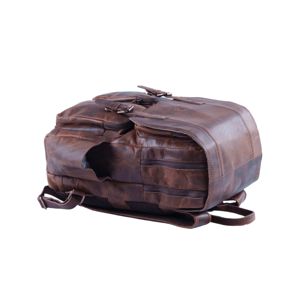 Tendulkar leather backpack by Havynhide — view 5 of 8