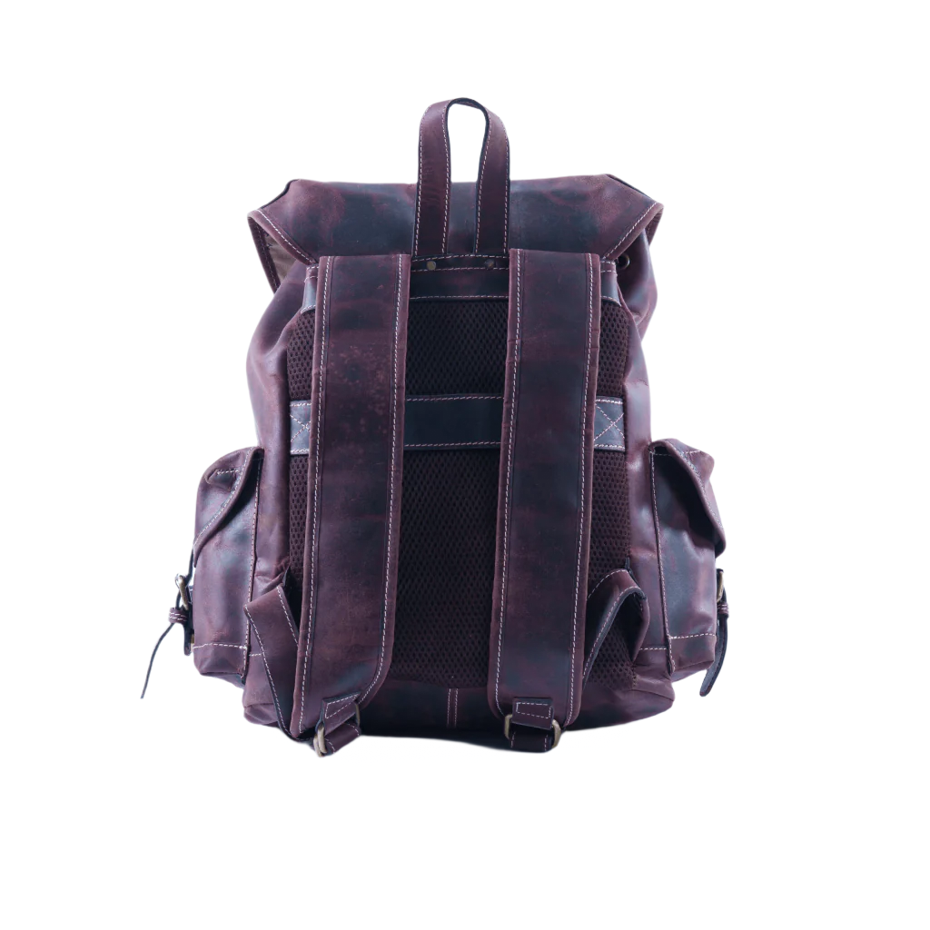 Yuvraj leather backpack by Havynhide — view 3 of 8