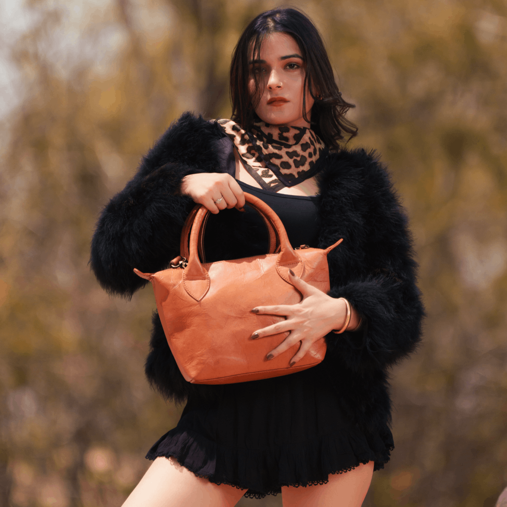 Zeenat leather handbag by Havynhide — view 6 of 6