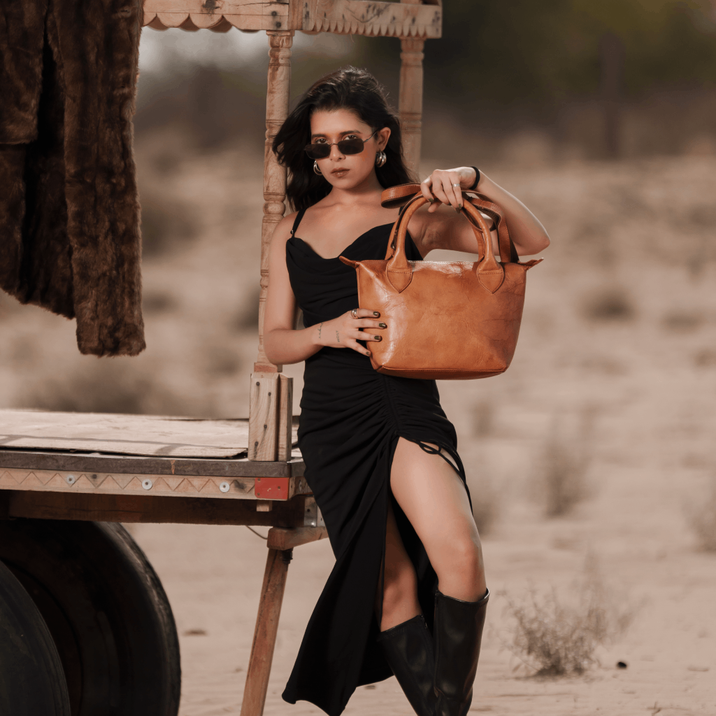 Zeenat leather handbag by Havynhide — view 5 of 6