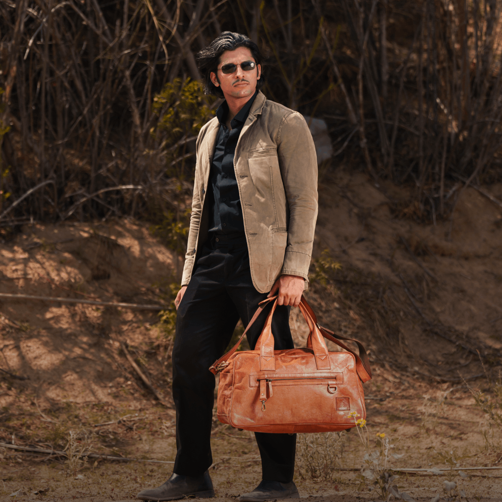 Havynhide Jaipur Leather Duffle Bag by Havynhide — view 7 of 7