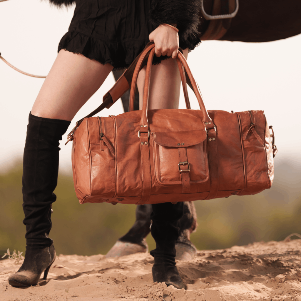 Havynhide Ahmedabad Leather Duffle Bag by Havynhide — view 8 of 8