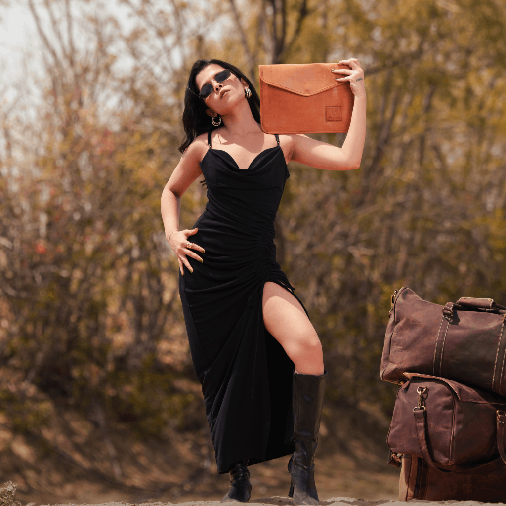 Malhotra leather laptop sleeve by Havynhide — view 8 of 8