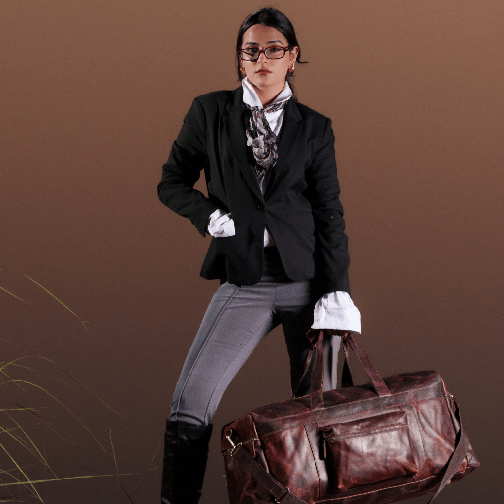 Havynhide Bangalore Leather Duffle Bag by Havynhide — view 2 of 7