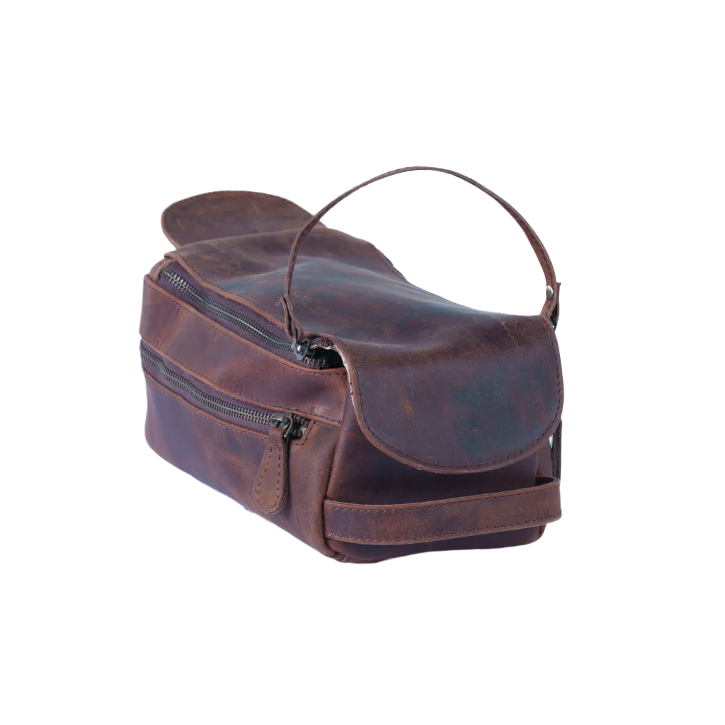Kapoor leather toiletry bag by Havynhide — view 3 of 8