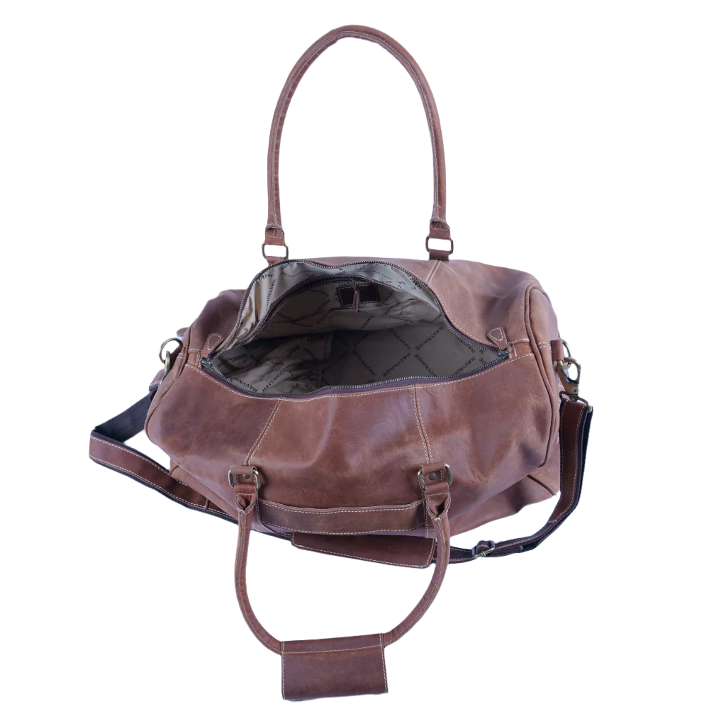 Havynhide Goa Leather Duffle Bag by Havynhide — view 8 of 9