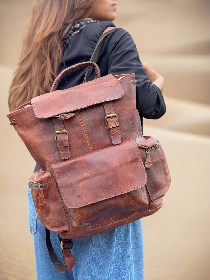 Kumble leather backpack by Havynhide — view 7 of 7
