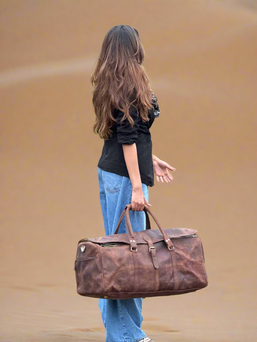 Havynhide Chennai Leather Duffle Bag by Havynhide — view 8 of 8