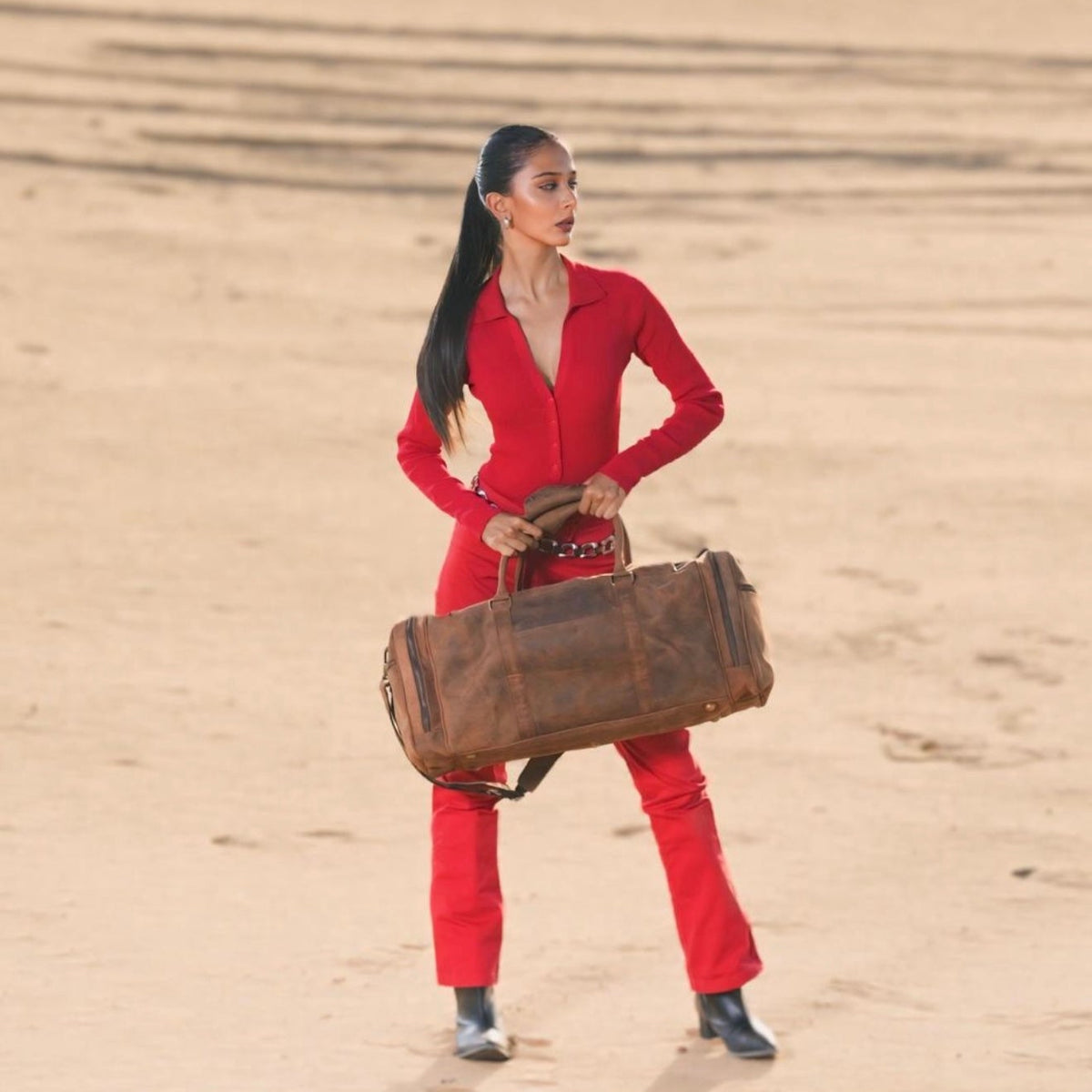 Havynhide Surat Leather Duffle Bag by Havynhide — view 2 of 7