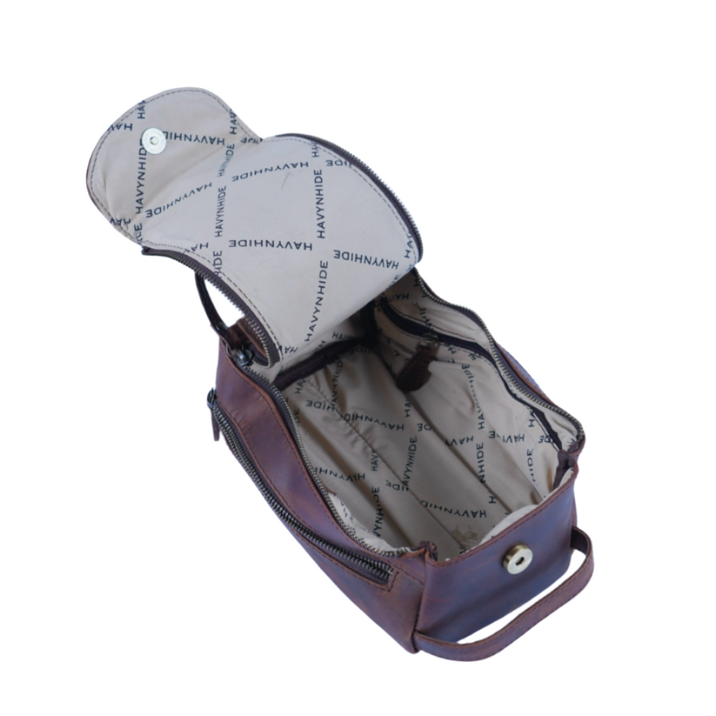 Kapoor leather toiletry bag by Havynhide — view 7 of 8
