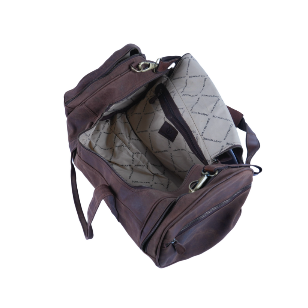 Havynhide Manali Leather Duffle Bag by Havynhide — view 6 of 7