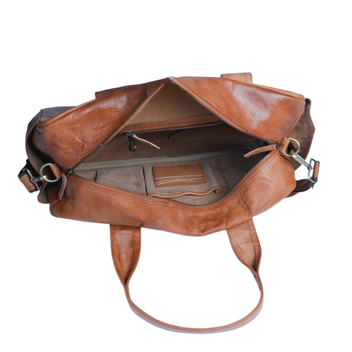 Havynhide Jaipur Leather Duffle Bag by Havynhide — view 5 of 7