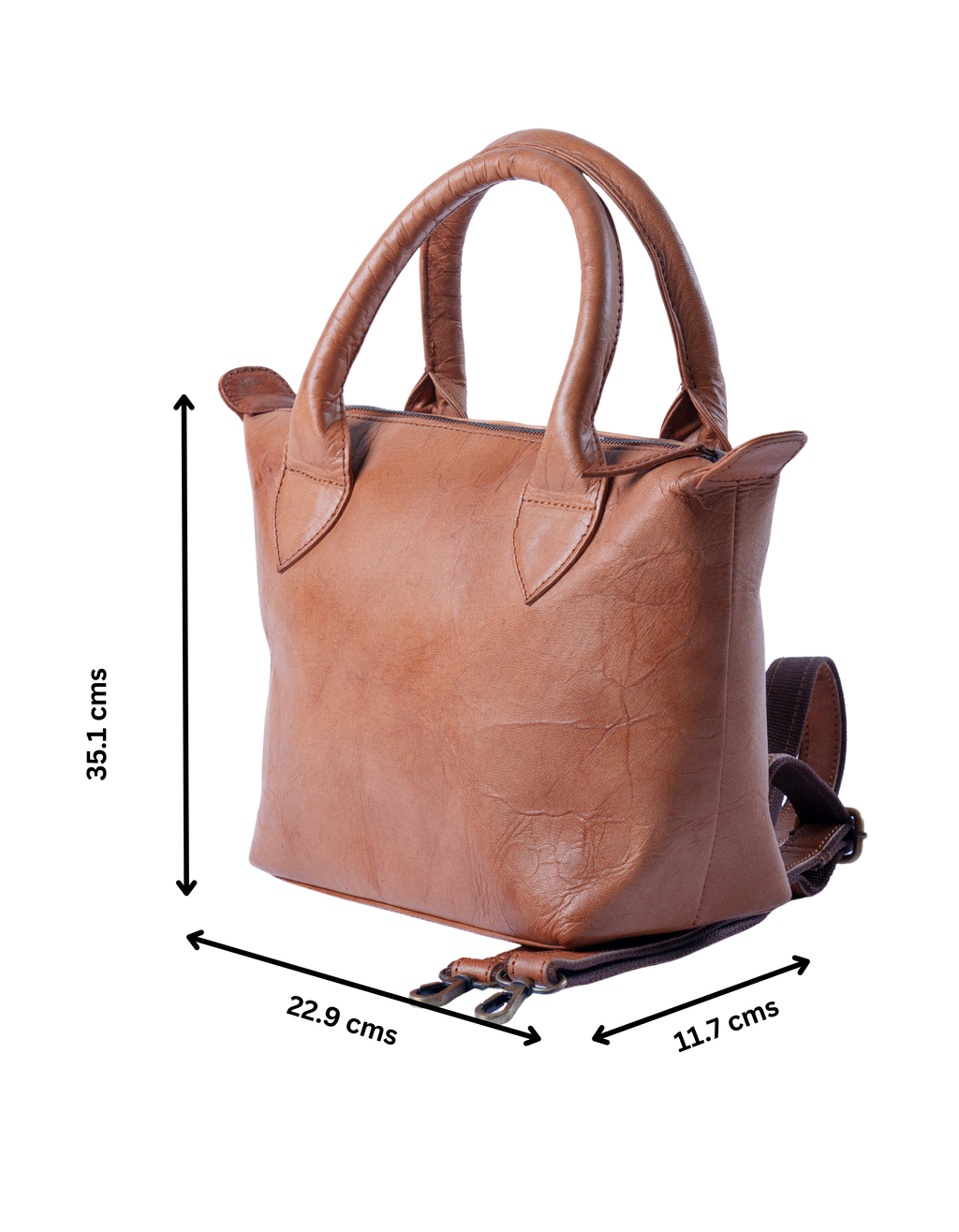 Zeenat leather handbag by Havynhide — view 4 of 6