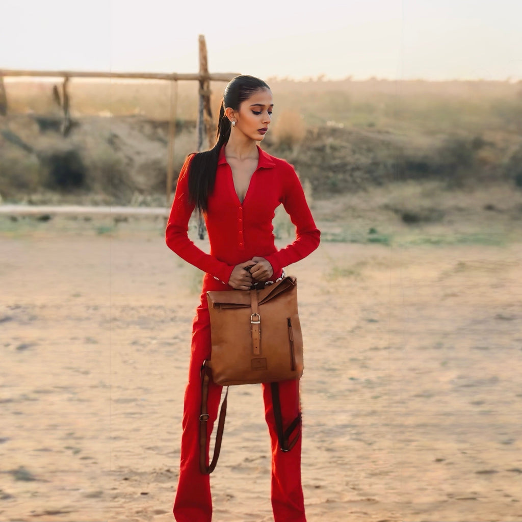 Sehwag leather backpack by Havynhide — view 6 of 6