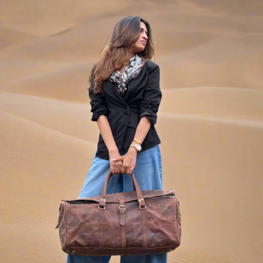 Havynhide Chennai Leather Duffle Bag by Havynhide — view 2 of 8